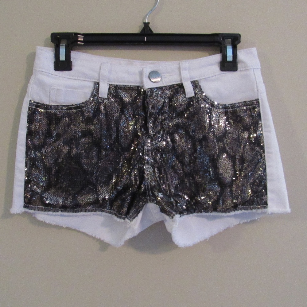 Denim shorts